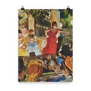 Cafe Concert by Edgar Degas Poster Print