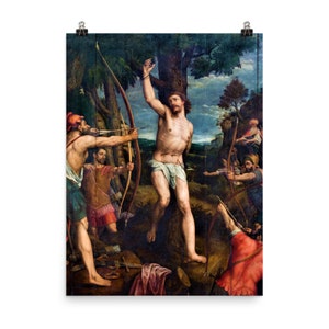 Saint Sebastian Poster Print