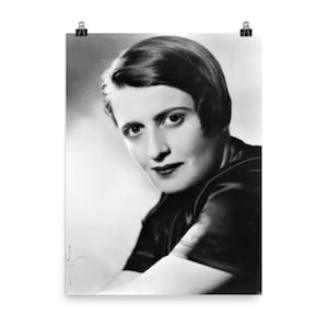 Ayn Rand Poster Print