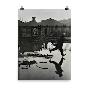 Behind the Gare Saint-Lazare by Henri Cartier-Bresson Poster Print