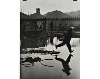 Behind the Gare Saint-Lazare by Henri Cartier-Bresson Poster Print