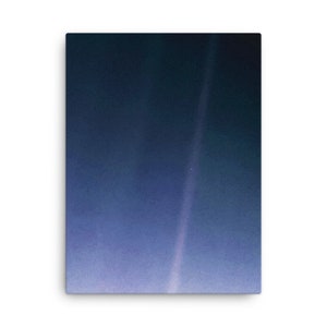 Hellblauer Punktdruck - Leinwand-Wandkunst