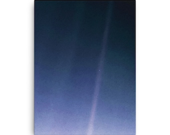 Pale Blue Dot Canvas Print - Canvas Wall Art