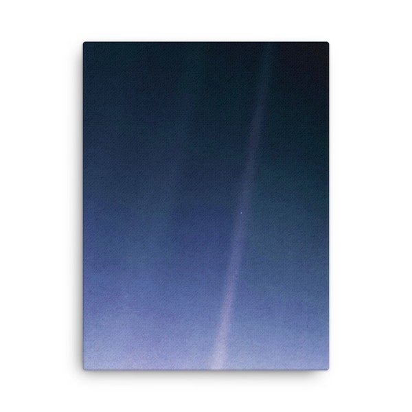 Pale Blue Dot Canvas Print