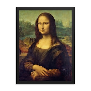 Mona Lisa by Leonardo Da Vinci Framed Print