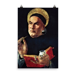 St. Thomas Aquinas by Sandro Botticelli Poster Print