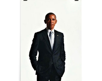 Barack Obama Official Portrait Poster Print