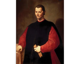 Niccolo Machiavelli by Santi di Tito Poster Print