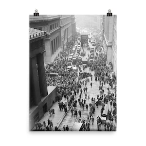 Wall Street Crash of 1930 Poster Print