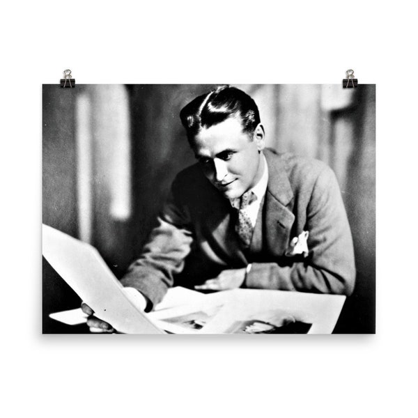 F. Scott Fitzgerald Poster Print