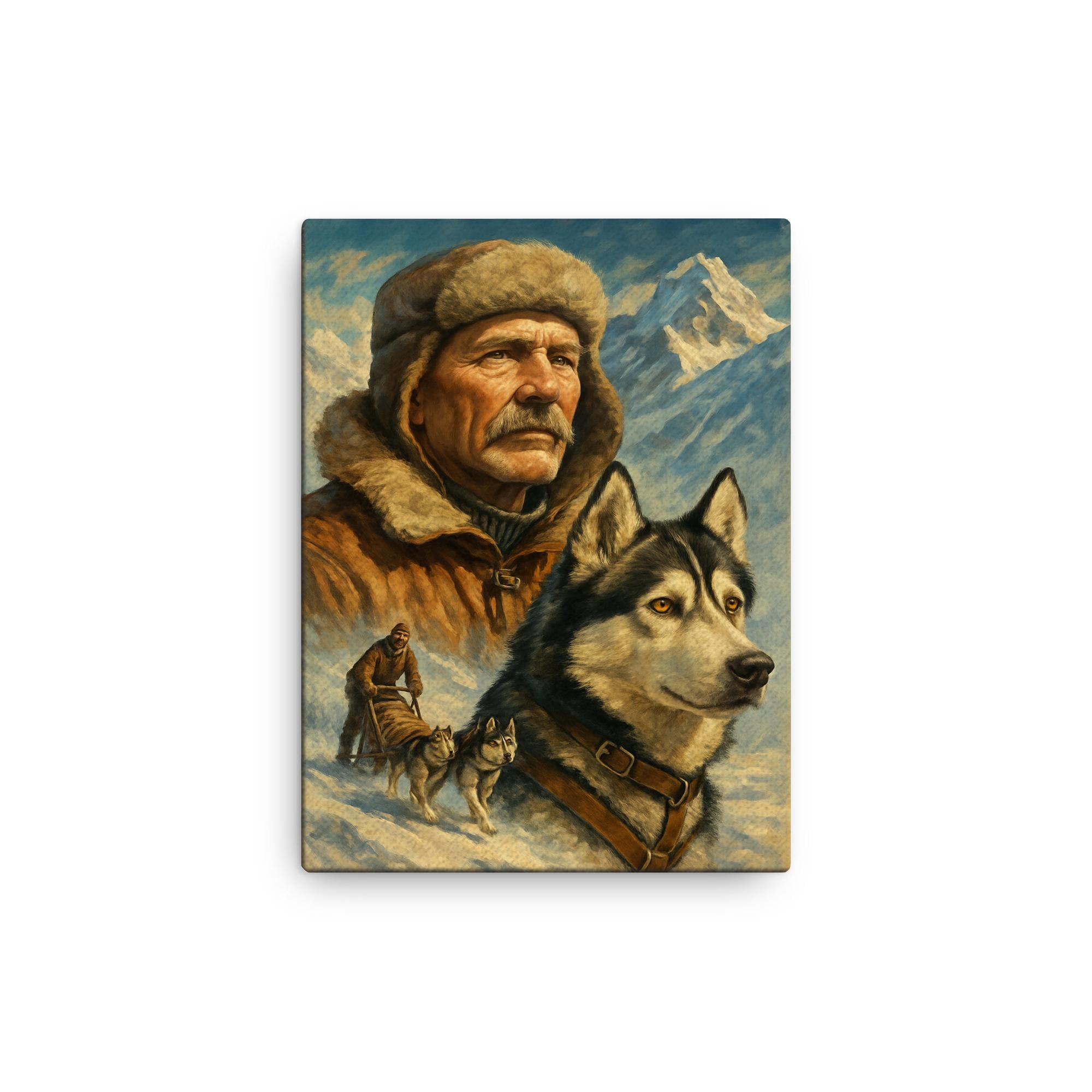 Leonhard Seppala Canvas Print: Alaskan Dog Sled Legend Wall Art