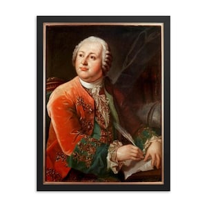 Mikhail Lomonosov Framed Print