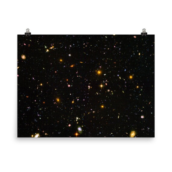 Deep Field Hubble Space Telescope Poster Print - Etsy