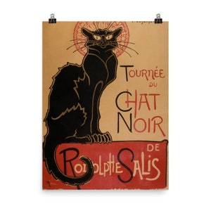 Le Chat Noir Vintage Advertisement Poster Print