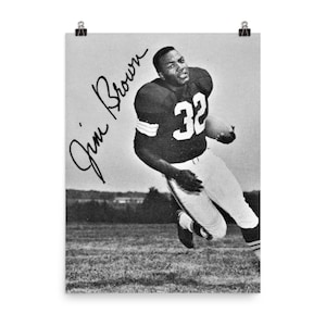 Jim Brown Poster Print - Etsy