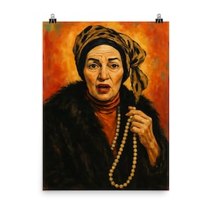 Edith Ewing Bouvier Beale Print: Iconic Grey Gardens Vintage Home Decor