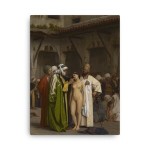 The Slave Market by Jean Leon Gerome Canvas Print - Canvas Wall Art