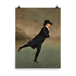 The Skating Minister by Henry Raeburn Poster Print