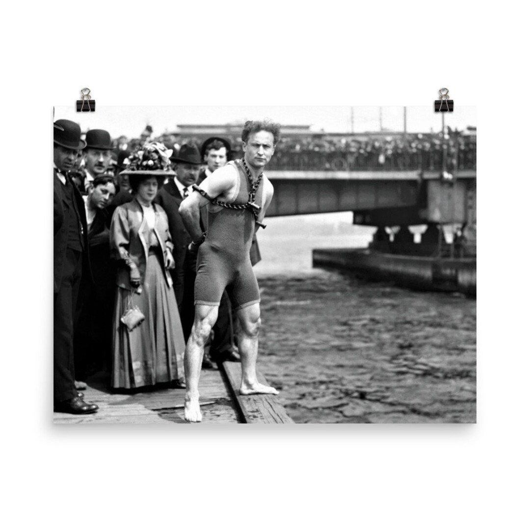 Harry Houdini Poster Print - Etsy