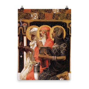 Póster de Los tres Reyes Magos de J.C. Leyendecker