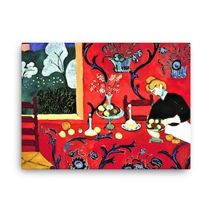 The Dessert - Harmony In Red By Henri Matisse Canvas Print - Canvas Wall Art