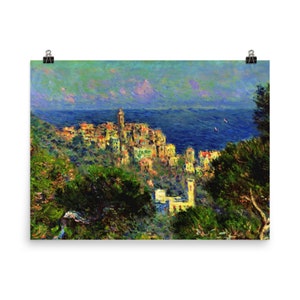 Bordighera por Claude Monet Poster Print