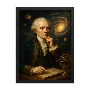 Pierre Simon Laspace gerahmter Druck - Mathematiker, Naturforscher, Mathematiker, Mathematiker, Mathematiker, Naturliebhaber, Einzigartiges Geschenk für Physik Liebhaber