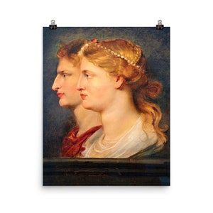 Agrippina and Germanicus by Peter Paul Rubens Poster Print