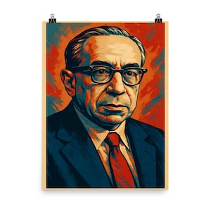 Leo Strauss Philosophie Poster: Geschenk für Gelehrte, das zum Nachdenken anregt