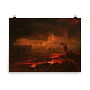 Pandemonium by John Martin Poster Print