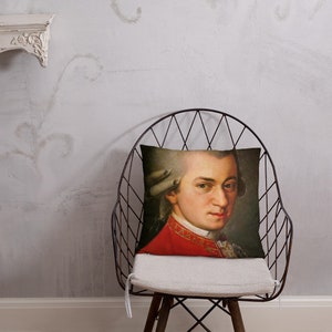 Wolfgang Amadeus Mozart - Throw Pillow