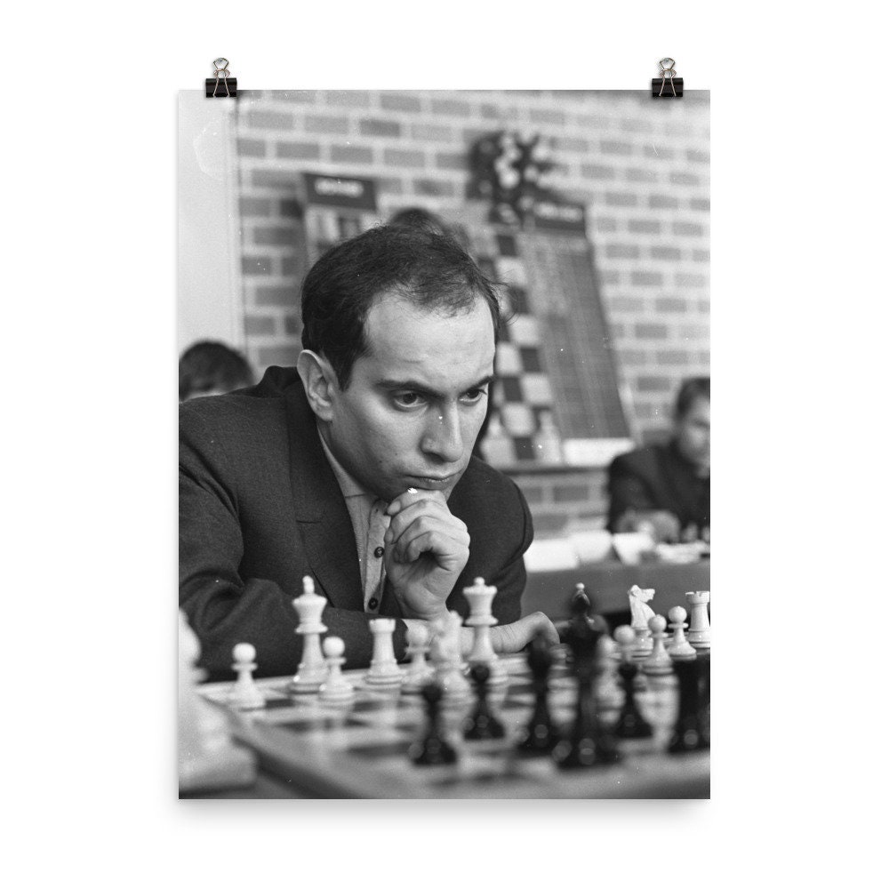 Russian Chess Grandmaster Mikhail Tal Poster for Sale by obviouslogic