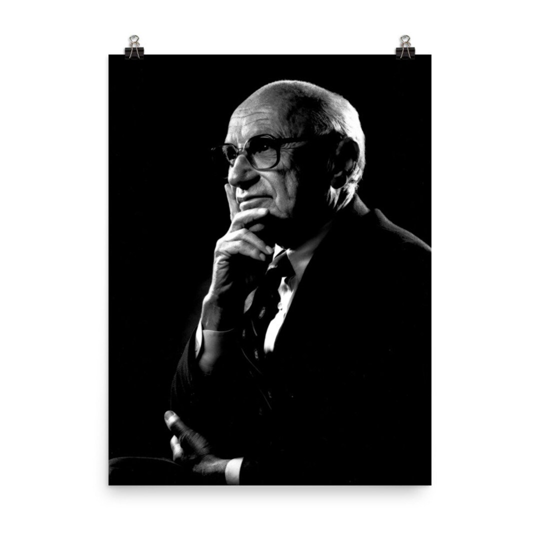 Milton Friedman Poster Print - Etsy