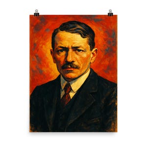 Robert Walser Literary Poster: Unique Vintage Wall Art for Book Lovers