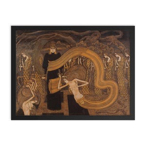 Jan Toorop Fatalism Framed Art Print: Symbolist Dutch Modernism