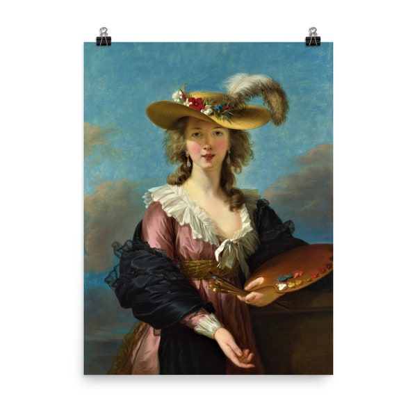 Affiche Elisabeth Vigée-Lebrun