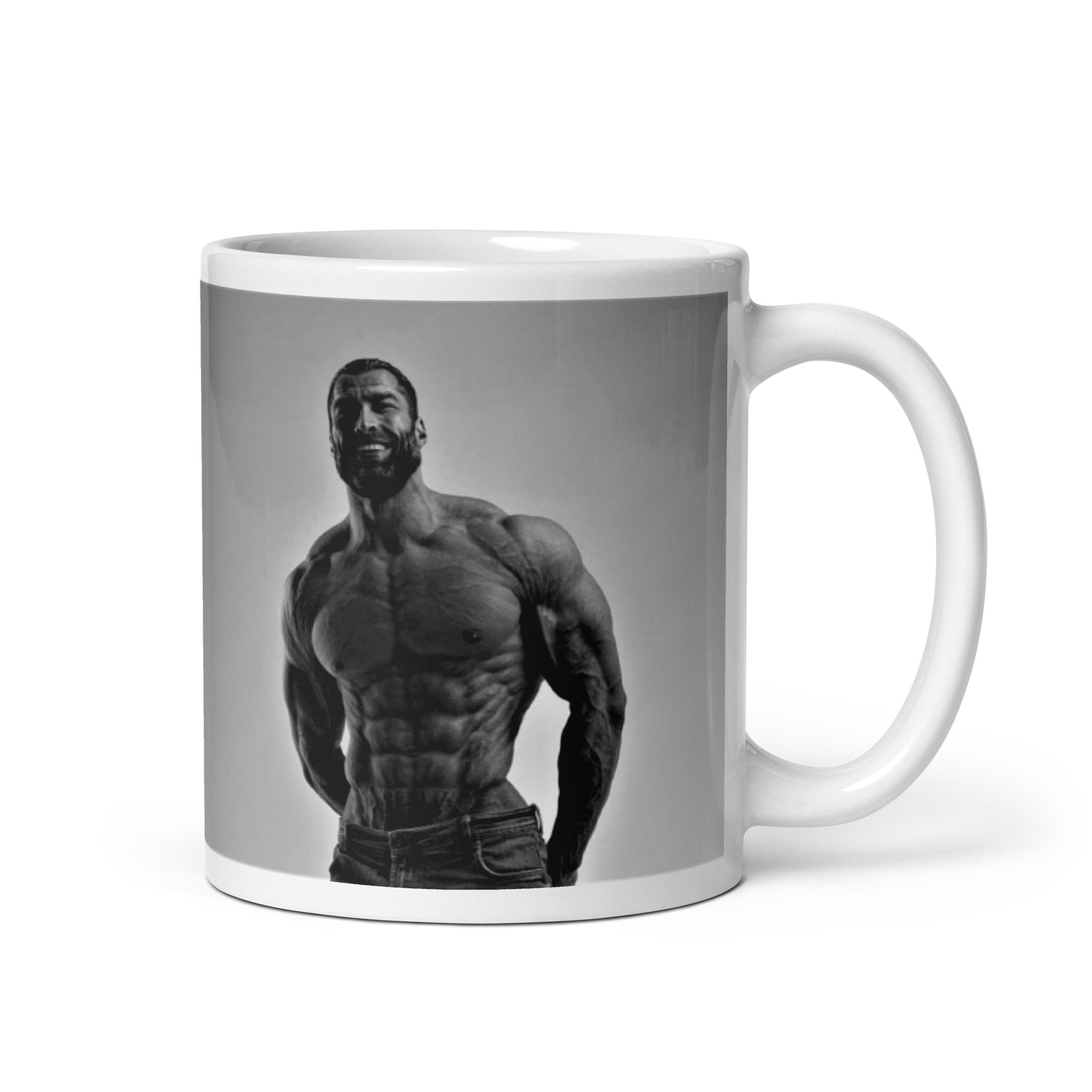 Giga chad, o homem que nos esforçamos para ser caneca de café presentes  personalizados canecas para o chá - AliExpress