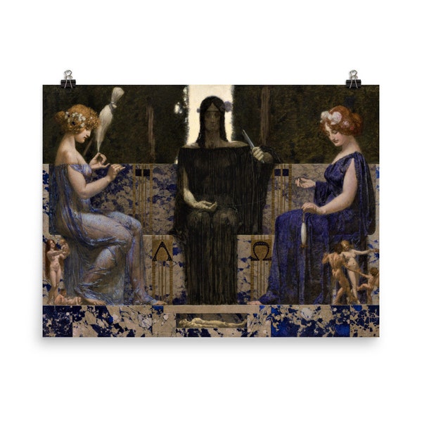 The Three Fates by Alexander Rothaug Poster Print