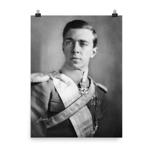 Prince Gustaf Adolf, Duke of Västerbotten Poster Print