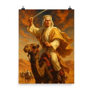 Lawrence of Arabia Poster: Classic Movie Wall Art, Home Cinema Decor