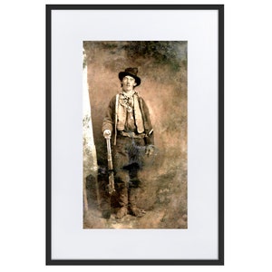 Billy the Kid Framed Print with Mat