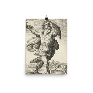 Horatius Cocles at the Pons Sublicius Poster Print