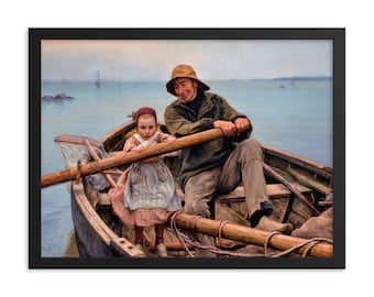 Helping Hand By Emile Renouf Framed Print