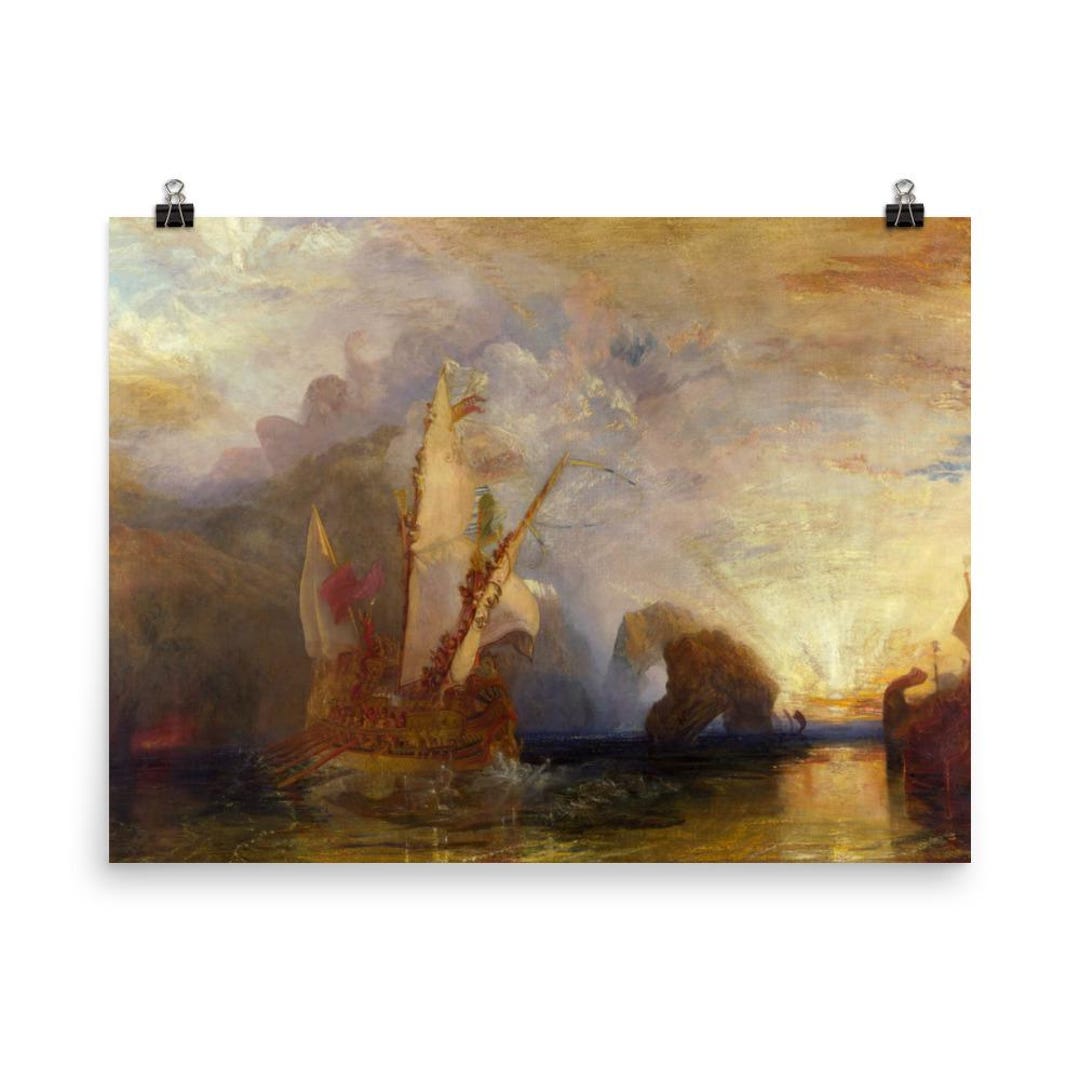 Ulysses Deriding Polyphemus by J.M.W. Turner Poster Print - Etsy
