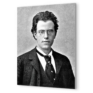 Gustav Mahler Metal Print: Iconic Composer Portrait Symphony Conductor Wall Art