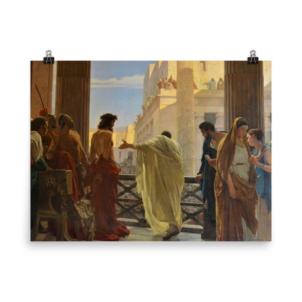 Ecce Homo by Antonio Ciseri Poster Print