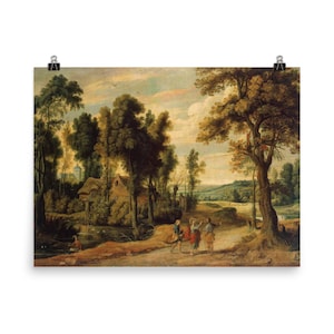 Road to Emmaus von Jan Wildens Poster Print