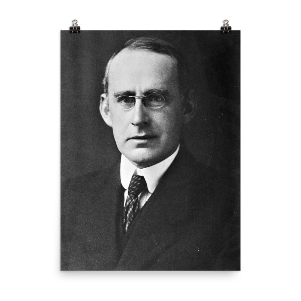 Arthur Eddington Portrait Print: British Astrophysicist Poster