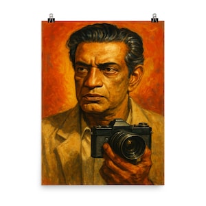 Satyajit Ray Poster Print: Vintage Film Art, Home & Office Decor