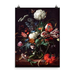 Jarrón de flores de Jan Davidsz de Heem Póster